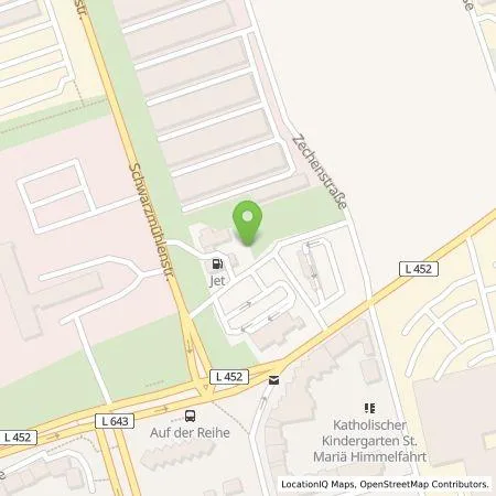 Standortübersicht der Tankstelle JET Tankstellen Deutschland GmbH in 45884 GELSENKIRCHEN