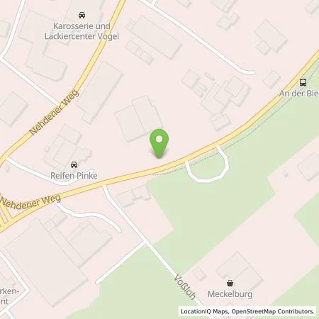 Standortübersicht der Tankstelle Westfalen AG & Co. KG in 59929 Brilon