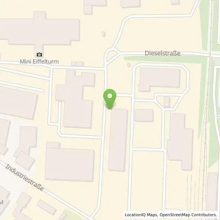 Standortübersicht der Tankstelle LEONHARD WEISS GmbH & Co. KG in 74589 Satteldorf