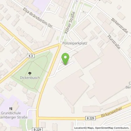 Standortübersicht der Tankstelle Allego GmbH in 42651 Solingen