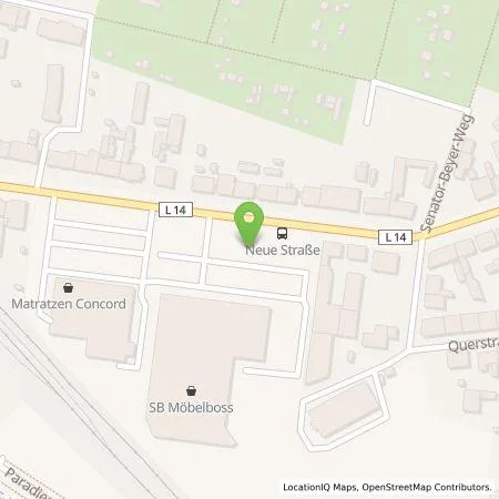 Standortübersicht der Tankstelle Allego GmbH in 18273 Güstrow