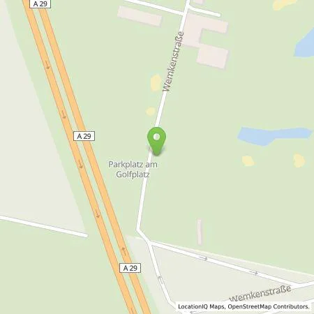 Standortübersicht der Tankstelle EWE Go GmbH in 26180 Rastede