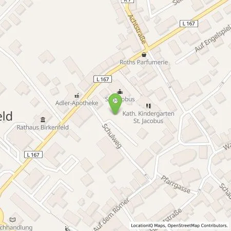 Standortübersicht der Tankstelle Westenergie Metering GmbH in 55765 Birkenfeld