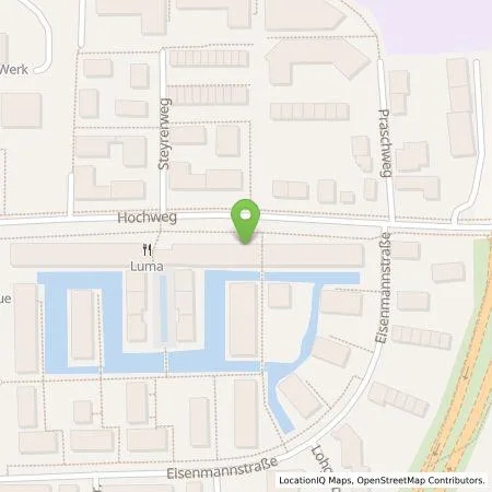 Standortübersicht der Tankstelle BTT Bauteam Tretzel GmbH in 93049 Regensburg