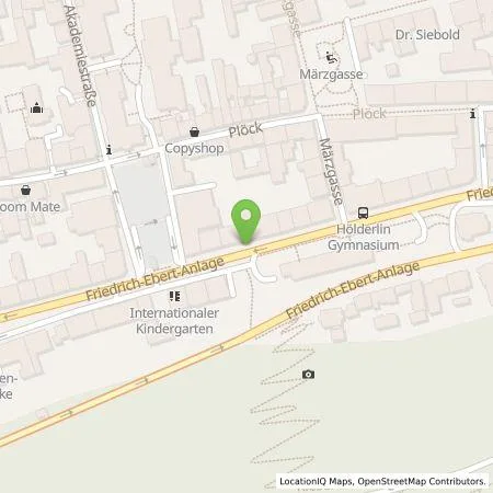 Standortübersicht der Tankstelle Europäischer Hof Fritz Gabler GmbH & Co. KG in 69117 Heidelberg