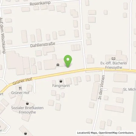 Standortübersicht der Tankstelle AZA Auto Jannink GmbH in 26169 Friesoythe