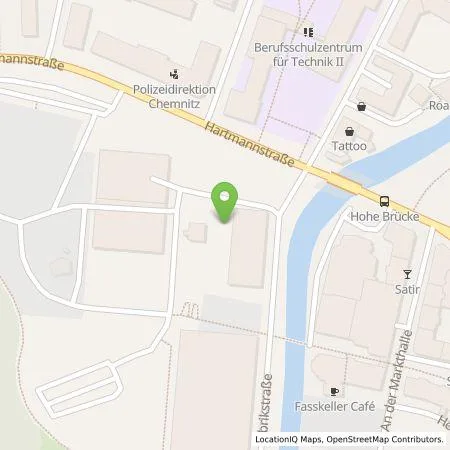 Standortübersicht der Tankstelle HEOS Object GmbH & Co. KG in 09111 Chemnitz