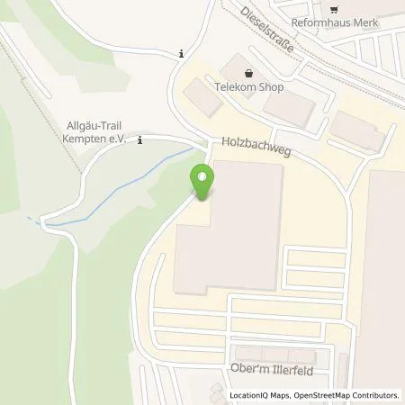 Standortübersicht der Tankstelle Präg Energiedienstleistungen GmbH & Co. KG in 87437 Kempten (Allgäu)