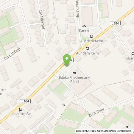 Standortübersicht der Tankstelle Frischemarkt Stefan Bösel e.K. in 44536 Lünen