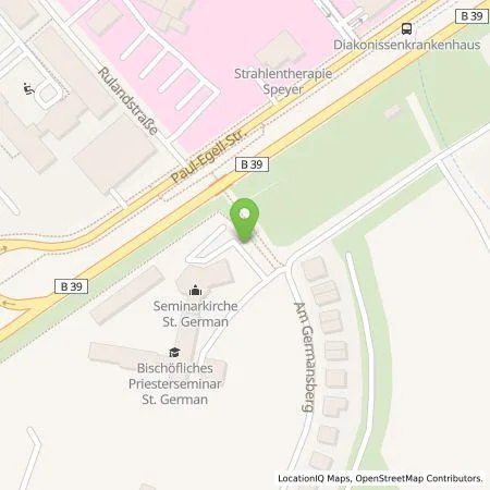 Standortübersicht der Tankstelle Verkehrsbetriebe Speyer GmbH in 67346 Speyer