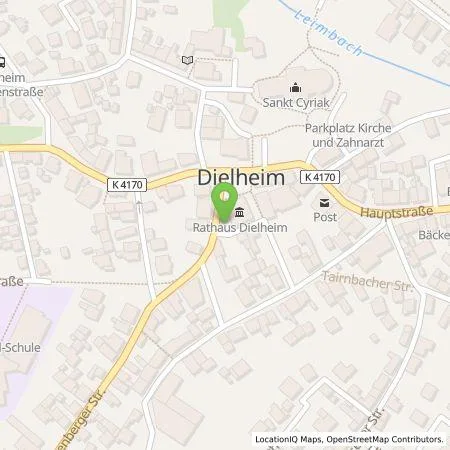 Standortübersicht der Tankstelle BEG Kraichgau eG in 69234 Dielheim