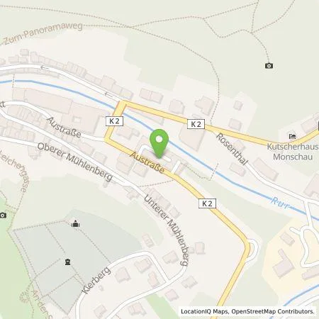 Standortübersicht der Tankstelle EWV Energie- und Wasser-Versorgung GmbH in 52156 Monschau