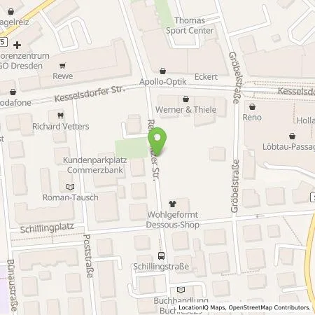 Standortübersicht der Tankstelle SachsenEnergie AG in 01159 Dresden