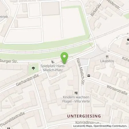 Standortübersicht der Tankstelle SWM Versorgungs GmbH in 81543 München