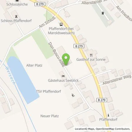 Standortübersicht der Tankstelle Manfred Brehm PV Anlagen in 96126 Maroldsweisach