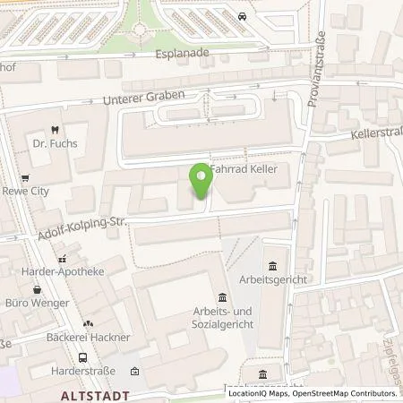 Standortübersicht der Tankstelle Stadtwerke Ingolstadt Energie GmbH in 85049 Ingolstadt