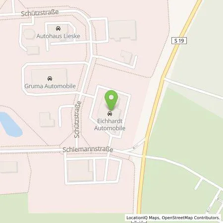 Standortübersicht der Tankstelle Autohaus im Geiseltal GmbH in 04808 Wurzen