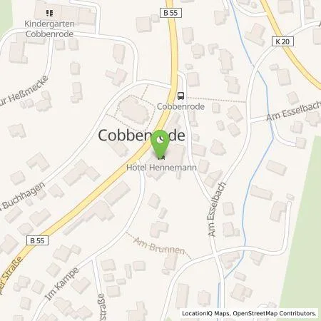 Standortübersicht der Tankstelle iQma energy GmbH & Co.KG in 59889 Eslohe (Sauerland)