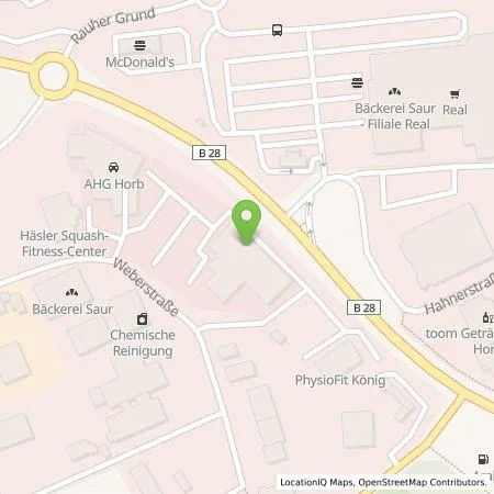 Standortübersicht der Tankstelle Team-Emobility GmbH in 72160 Horb