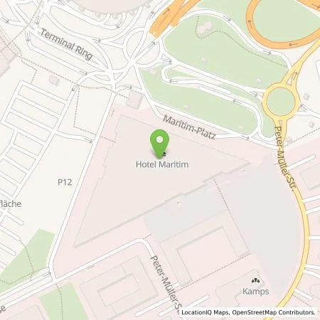 Standortübersicht der Tankstelle Team-Emobility GmbH in 40477 Düsseldorf