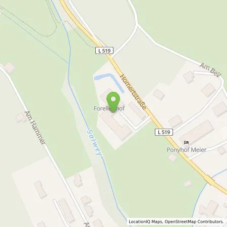 Standortübersicht der Tankstelle iQma energy GmbH & Co.KG in 59889 Eslohe (Sauerland)