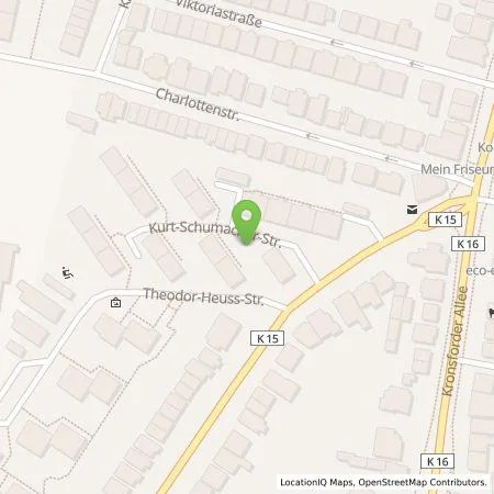 Standortübersicht der Tankstelle Stadtwerke Lübeck Energie GmbH in 23560 Lübeck