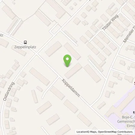 Standortübersicht der Tankstelle Stadtwerke Lübeck Energie GmbH in 25335 Elmshorn