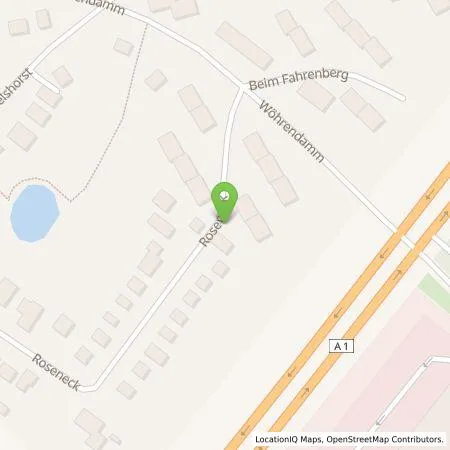 Standortübersicht der Tankstelle Stadtwerke Lübeck Energie GmbH in 22927 Großhansdorf