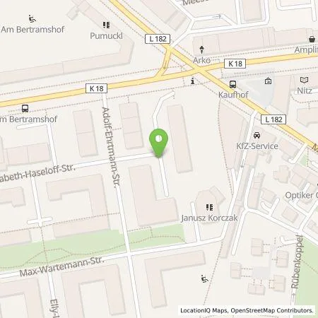 Standortübersicht der Tankstelle Stadtwerke Lübeck Energie GmbH in 23564 Lübeck