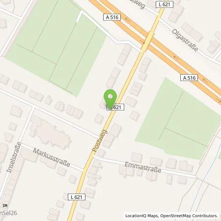 Standortübersicht der Tankstelle Energieversorgung Oberhausen AG in 46145 Oberhausen