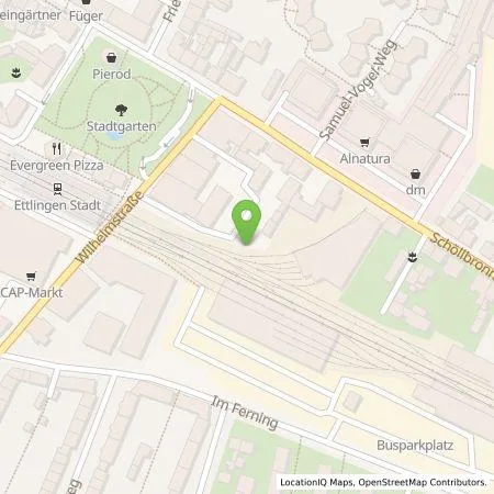 Standortübersicht der Tankstelle Stadtwerke Ettlingen GmbH in 76275 Ettlingen
