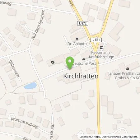 Standortübersicht der Tankstelle EWE Go GmbH in 26209 Hatten