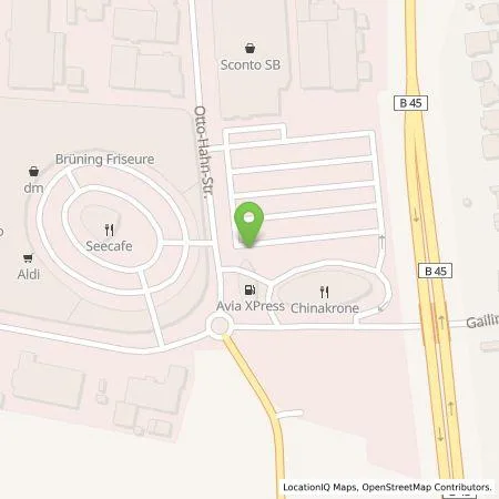 Standortübersicht der Tankstelle Tesla Germany GmbH in 63456 Hanau