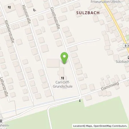 Standortübersicht der Tankstelle Stadtwerke Weinheim GmbH in 69469 Weinheim