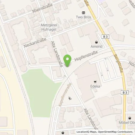 Standortübersicht der Tankstelle Stadtwerke Weinheim GmbH in 69469 Weinheim