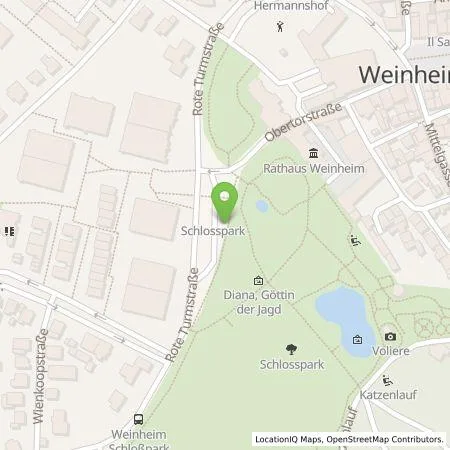 Standortübersicht der Tankstelle Stadtwerke Weinheim GmbH in 69469 Weinheim