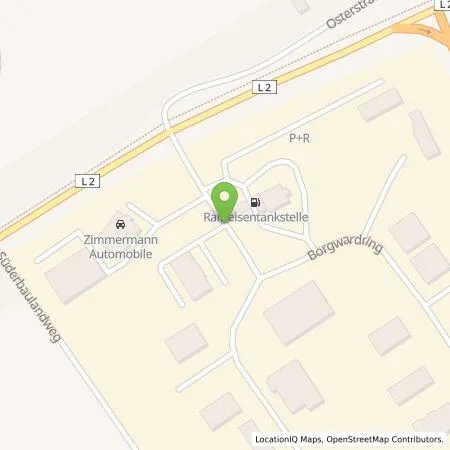 Standortübersicht der Tankstelle EWE Go GmbH in 26802 Neermoor