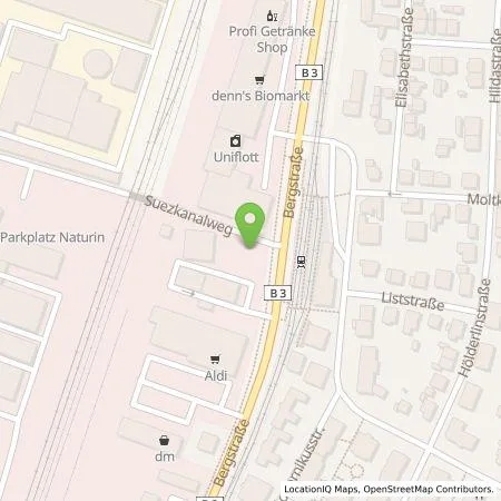 Standortübersicht der Tankstelle Stadtwerke Weinheim GmbH in 69469 Weinheim