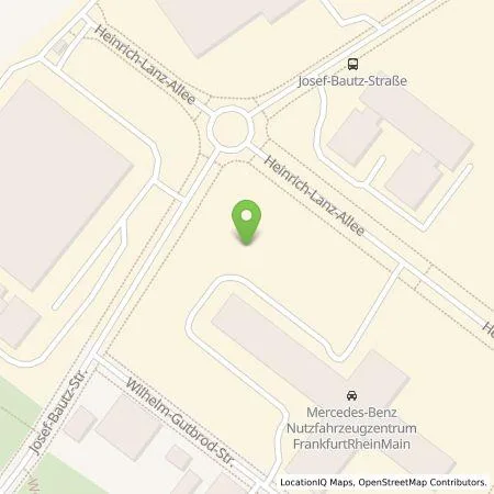 Standortübersicht der Tankstelle Daimler Truck AG in 60437 Frankfurt am Main