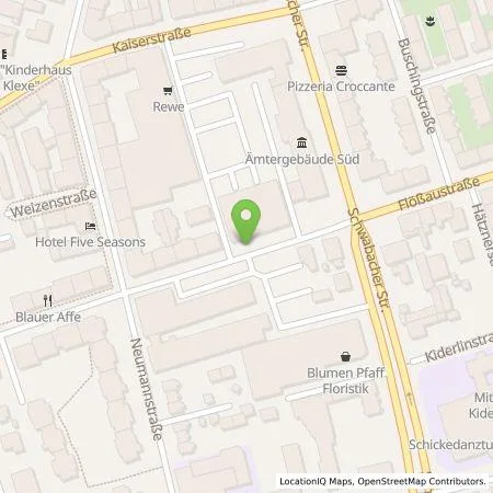 Standortübersicht der Tankstelle infra fürth service gmbh in 90763 Fürth