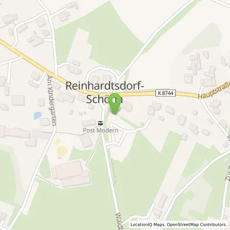 Standortübersicht der Tankstelle Stadtwerke Pirna GmbH in 01814 Reinhardtsdorf