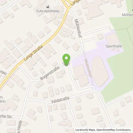 Standortübersicht der Tankstelle Backcharge GmbH in 27232 Sulingen