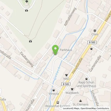 Standortübersicht der Tankstelle EGT Energy Solutions GmbH in 78098 Triberg im Schwarzwald