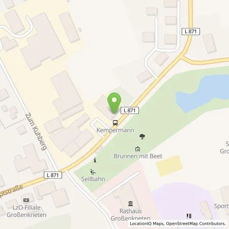 Standortübersicht der Tankstelle EWE Go GmbH in 26197 Großenkneten