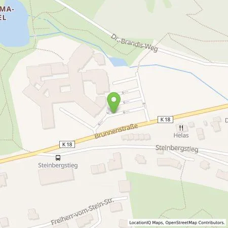 Standortübersicht der Tankstelle Westfalen Weser Ladeservice GmbH in 33014 Bad Driburg