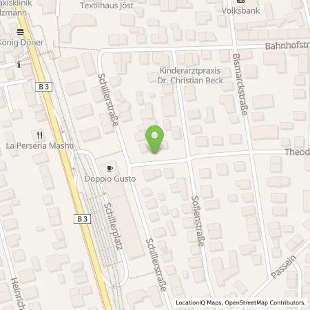 Standortübersicht der Tankstelle MVV Energie AG in 69198 Schriesheim