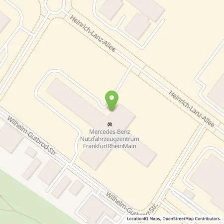 Standortübersicht der Tankstelle Daimler Truck AG in 60437 Frankfurt am Main