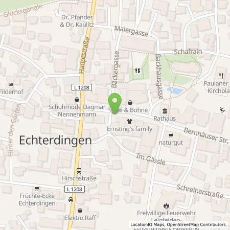 Standortübersicht der Tankstelle Stadtwerke Leinfelden-Echterdingen in 70771 Leinfelden (Echterdingen)