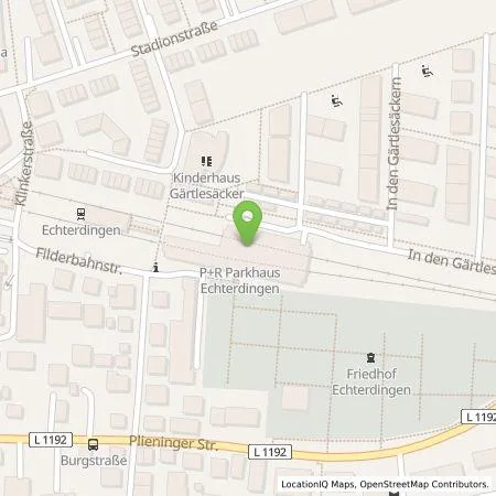 Standortübersicht der Tankstelle Stadtwerke Leinfelden-Echterdingen in 70771 Leinfelden-Echterdingen