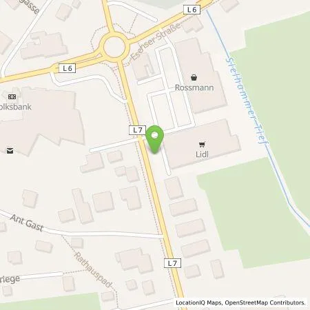 Standortübersicht der Tankstelle EWE Go GmbH in 26556 Westerholt